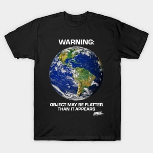 Flat Earth Society: Dark Color T-Shirt